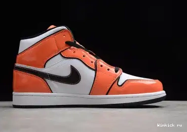 ORANGE” MID AIR “TURF JORDAN 1 0704